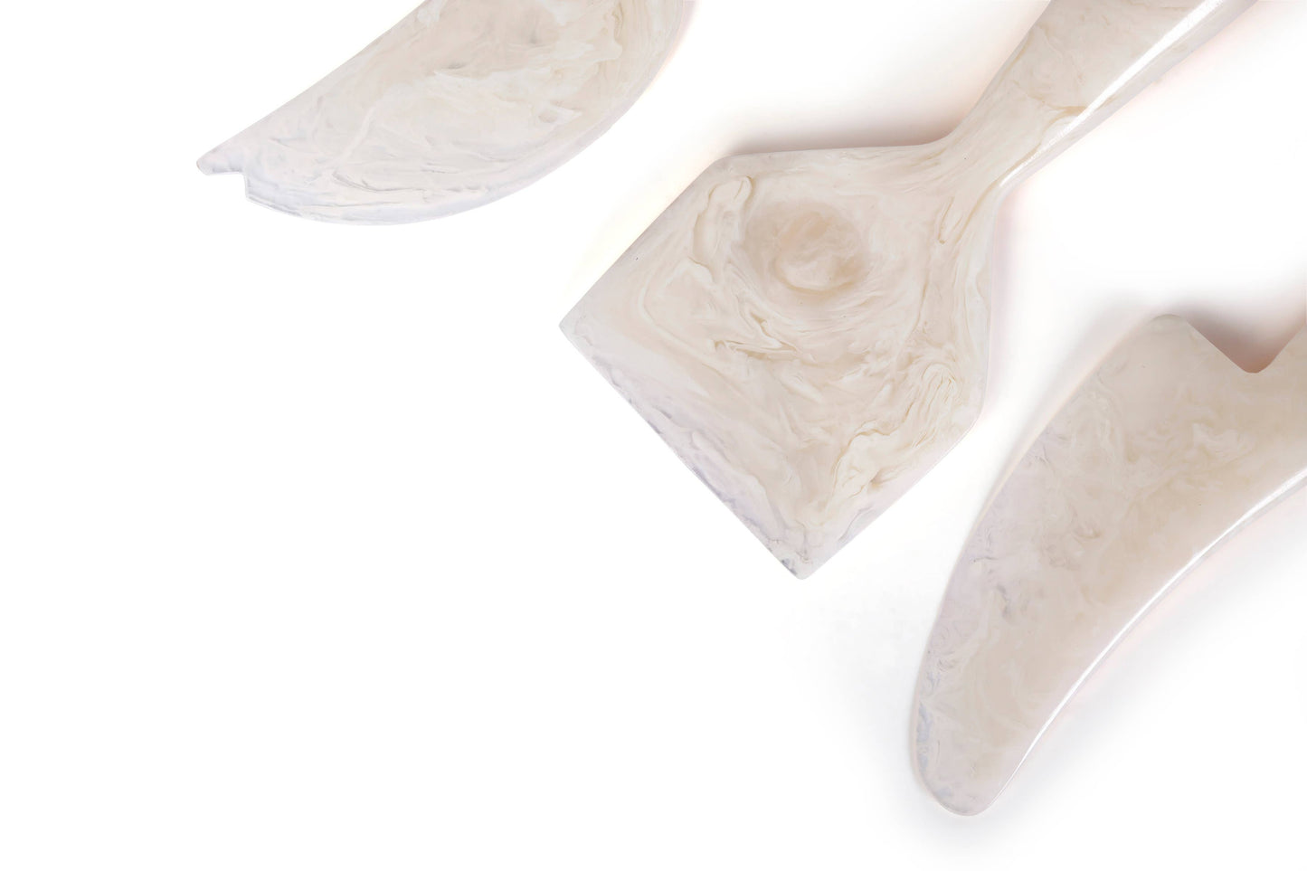 Resin Cheese Knife, Vanilla (Set of 3)