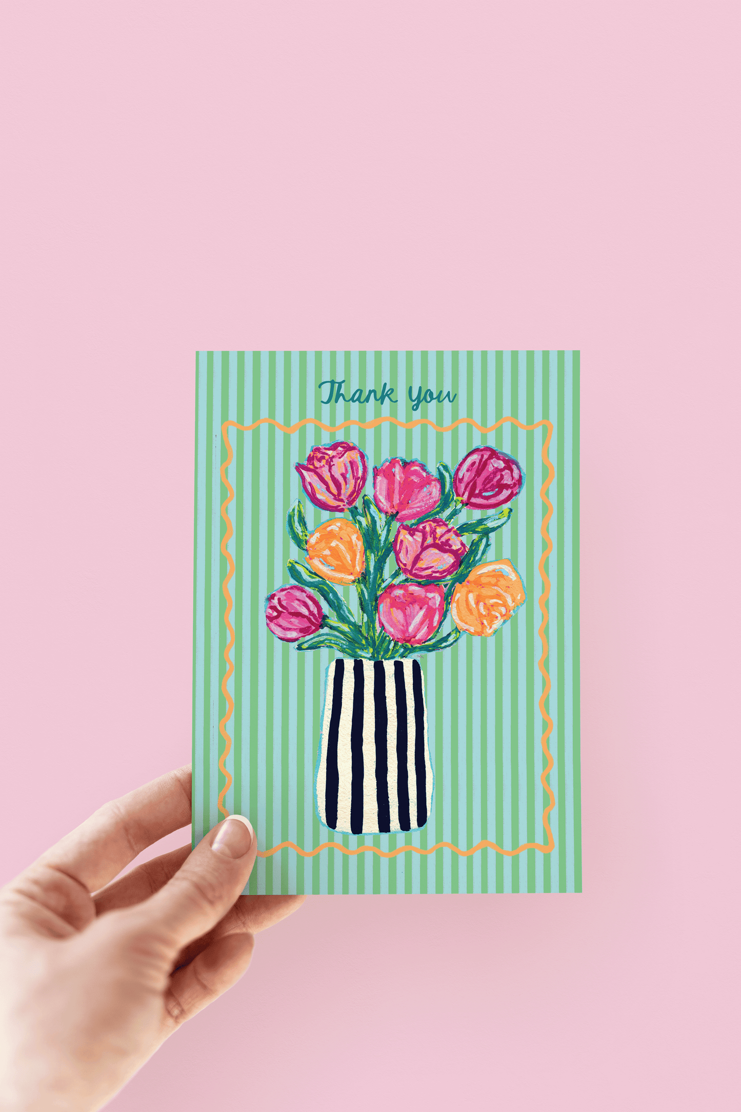Thank You Tulips Greeting Card