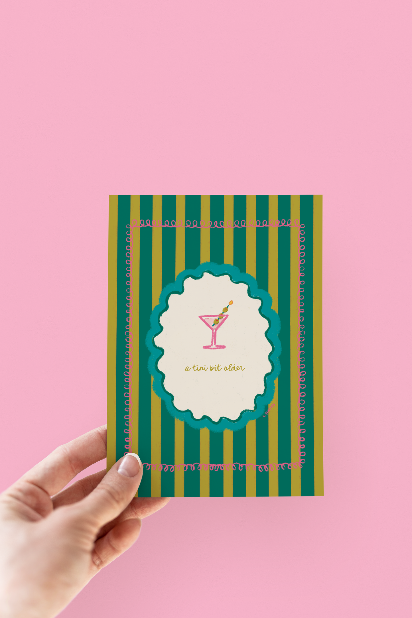 A Tini Bit Older Birthday Greeting Card