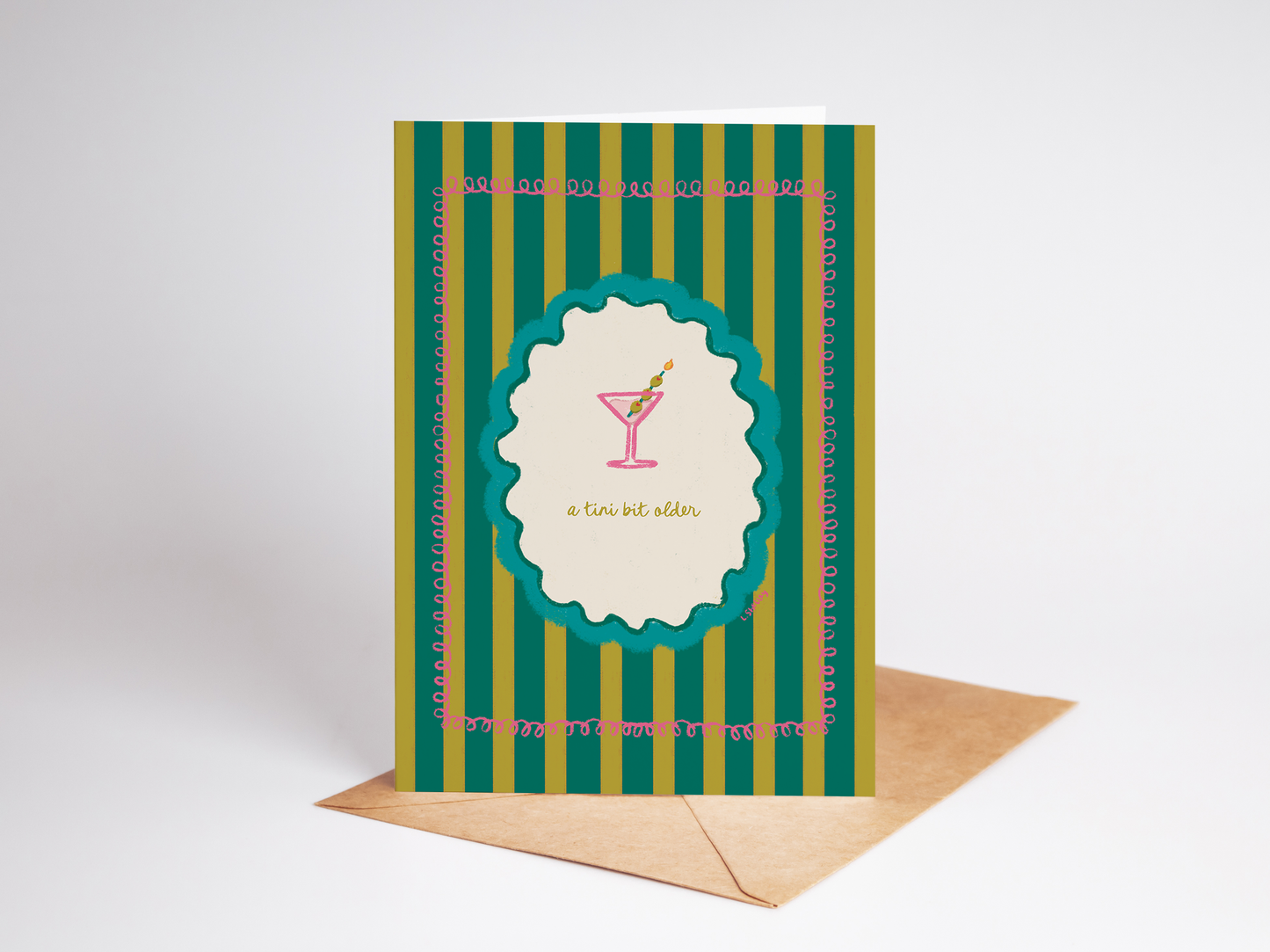 A Tini Bit Older Birthday Greeting Card