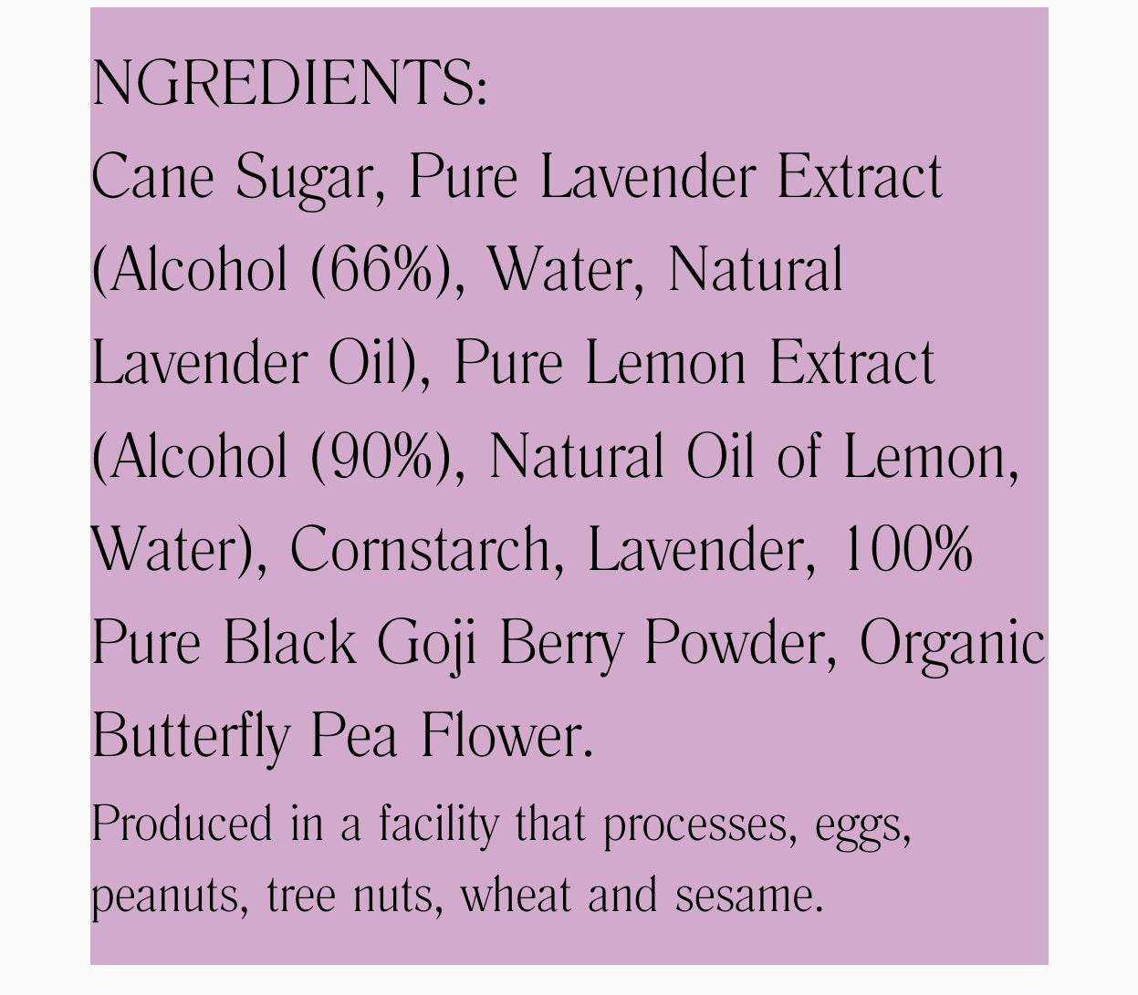 Flouwer Co. Finishing Sugar - French Lavender