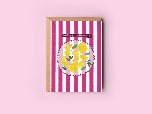 Sending You A Squeeze Greeting Card